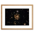 thumbnail image 1 of Hubble Space Telescope Image Einstein Molten Ring Galaxy Phenomenon Gravitational Lensing Distant Galaxy Peak Epoch Starbirth Cosmic Evolution Artwork Framed Wall Art Print 9X7 Inch, 1 of 5