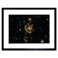thumbnail image 1 of Hubble Space Telescope Image Einstein Molten Ring Galaxy Phenomenon Gravitational Lensing Distant Galaxy Peak Epoch Starbirth Cosmic Evolution Artwork Framed Wall Art Print 9X7 Inch, 1 of 5