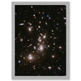 thumbnail image 1 of Hubble Space Telescope Image Frontier Field Abell 2744 Deep Picture Of Pandora's Galaxy Cluster Evolution After Big Bang Artwork Framed Wall Art Print A4, 1 of 5