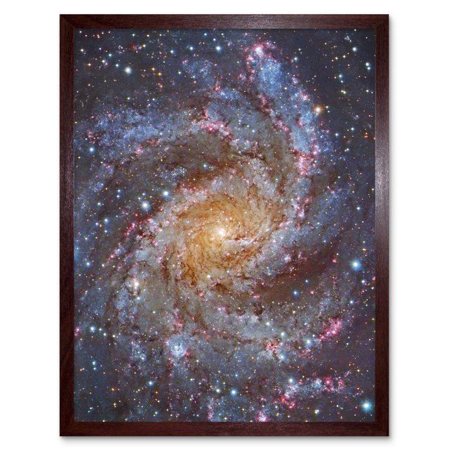 Hubble Space Telescope Image NGC 6946 Supernova Fireworks Galaxy Subaru ...