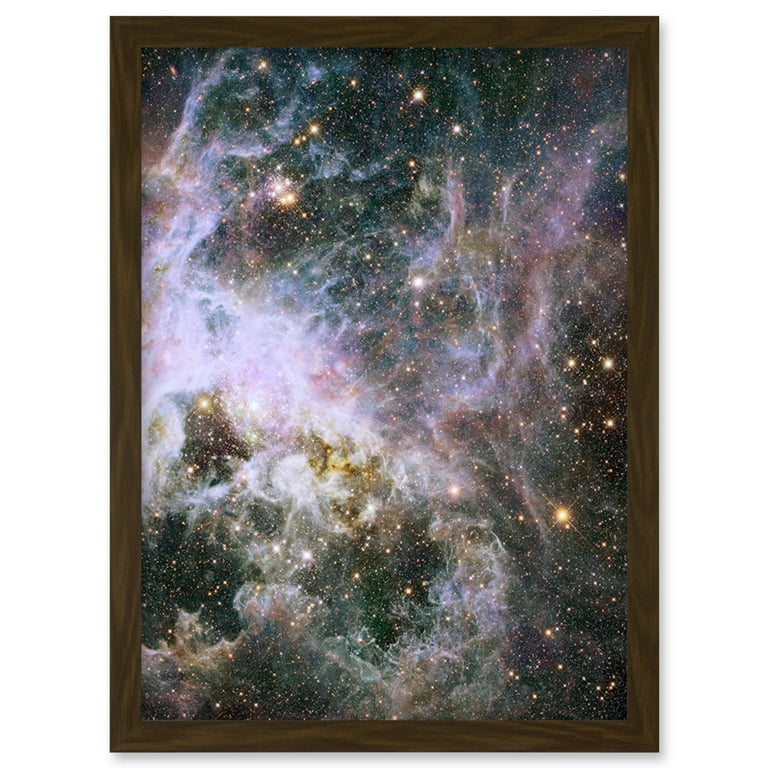 Hubble Space Telescope Image Probes Interior Of Tarantula Nebula