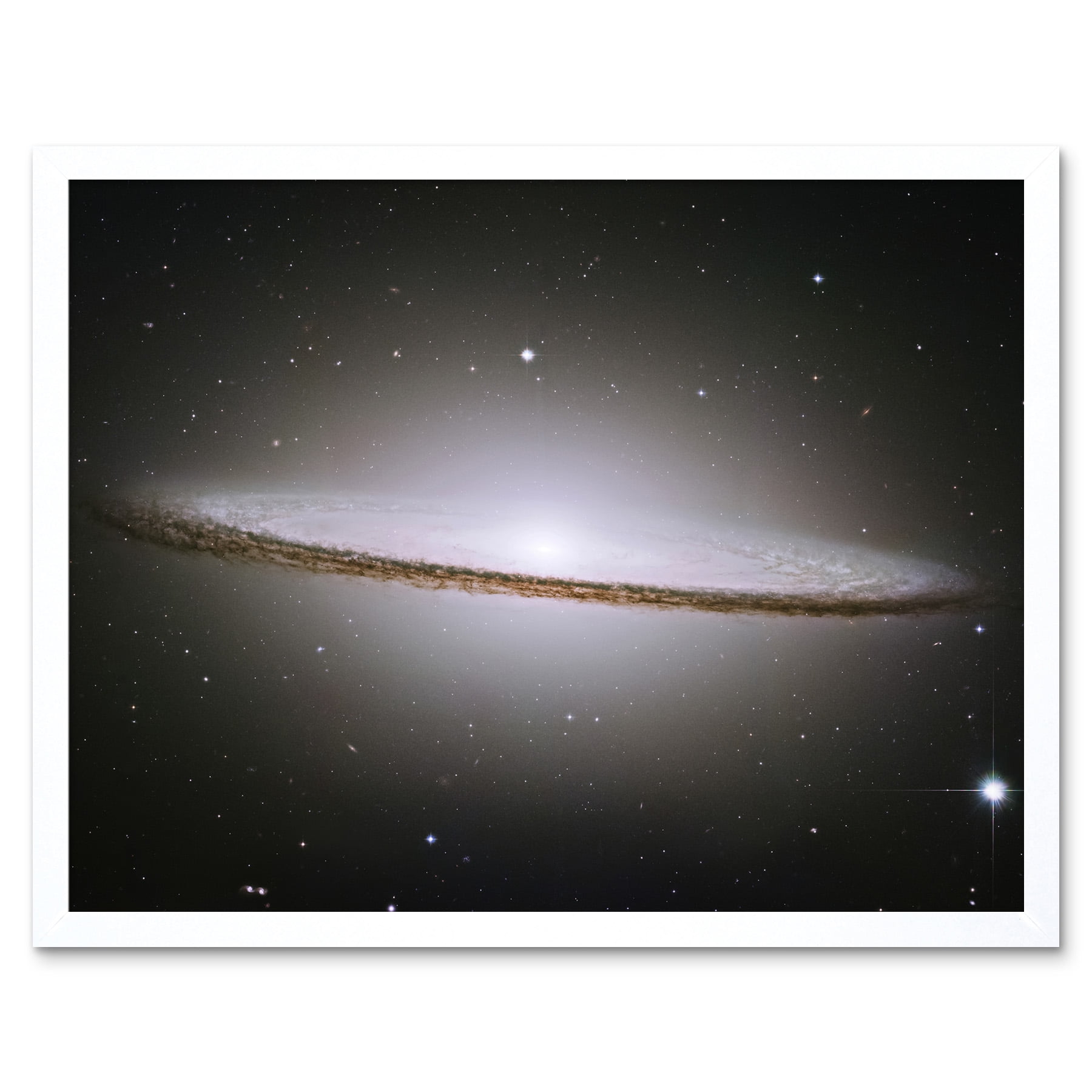 Hubble Space Telescope Image The Majestic Sombrero Galaxy M104 Messier ...