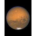 thumbnail image 1 of Hubble Space Telescope Image View Mars Red Planet Olympus Mons Volcano Valles Marineris Canyons Solis Lacus Dark Marking Southern Polar Ice Cap Unframed Wall Art Print Poster Home Decor Premium, 1 of 5