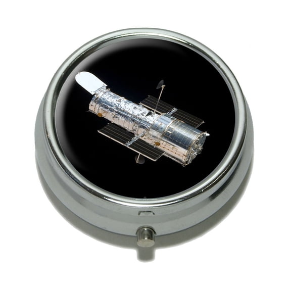 Hubble Telescope - Astronomy Space Pill Box
