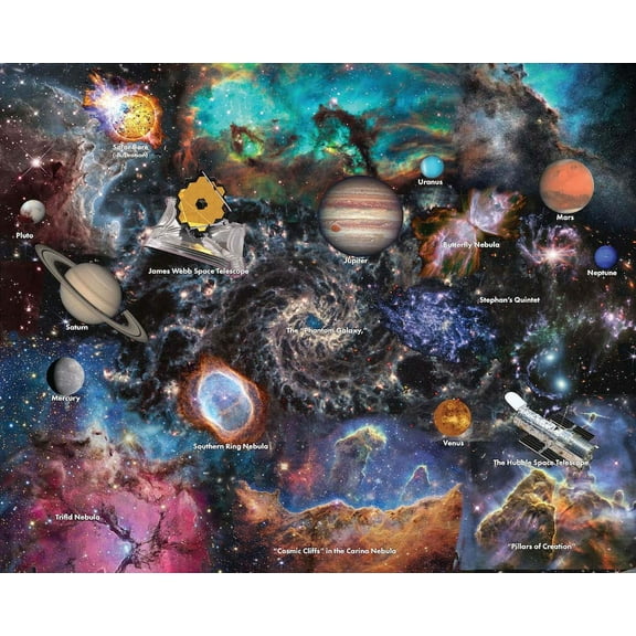 Hubble & Webb Deep Space
