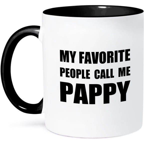 Hubby Text in Navy Blue-Half Mrs. Set-Fun Husband Gift Mug, 11 oz, Black