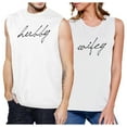 thumbnail image 1 of Hubby Wifey Couples Muscle Tank Tops Unique Anniversary Gift Ideas, 1 of 5