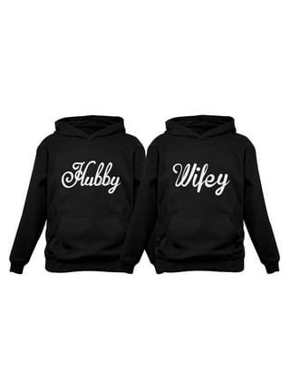 2ct Hubby'& 'Wifey' Beverage cozy Black/White/Silver
