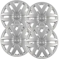 Hubcaps 16 Inch Wheel Covers Fit for TOYOTA SIENNA 2004-2010 [2004 2005 2006 2007 2008 2009 2010], R16 Hub Caps Wheel Rims Cover Replacement Snap-On Steel Wheel, Set of 4, PP Material, Lacquer