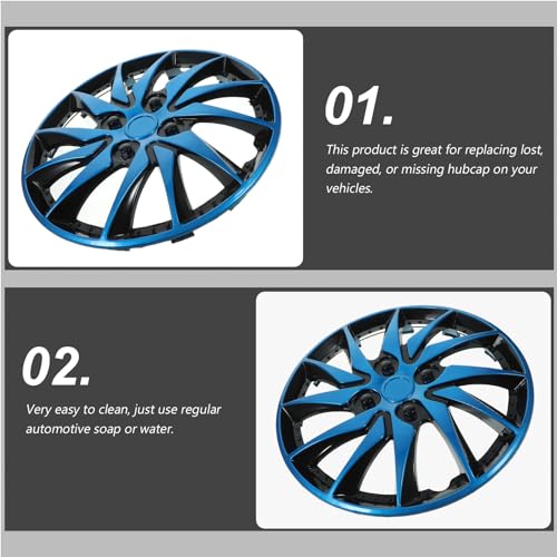 Hubcaps, 1Pcs Auto hubcaps 14inch Universal Replacement Wheel Covers ...