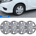 thumbnail image 1 of Hubcaps Wheel Covers 15 " Universal Set of 4 Snap On Car Truck SUV Wheel Rims Cover ABS Material (Silver), 1 of 7