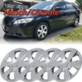 thumbnail image 1 of Hubcaps Wheel Covers 16 " Set of 4 for 2007-2011 Toyota Camry / 2007-2011 Toyota Camry Hybrid Snap on Installation ABS+PC Material (Chrome), 1 of 8
