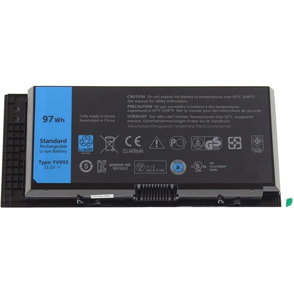 Hubei FV993 KJ321 FJJ4W R7PND PG6RC RY6WH Laptop y Replacement for Dell Precision M4600 M4700 M4800 M6600 M6700