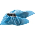 thumbnail image 1 of Skid Resistant Disposable Shoe Covers, Size 12-15, Blue, 150 Pairs/Case, 1 of 4
