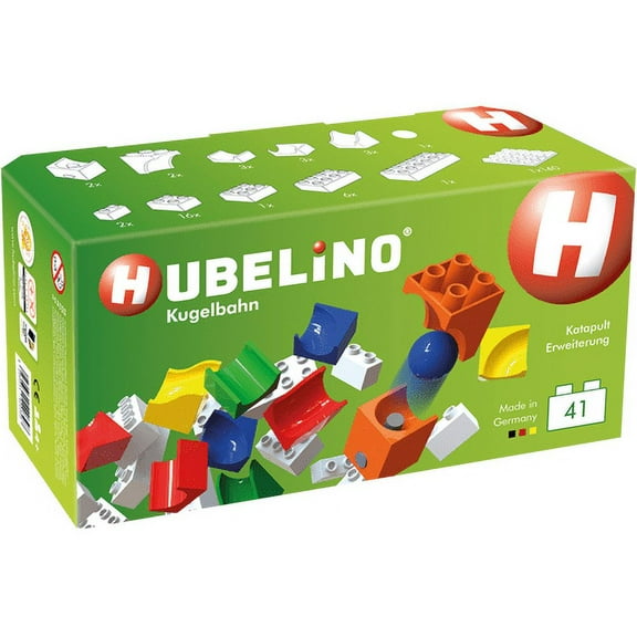 Hubelino Marble Run - 41-Piece Catapult Expansion Set - The Original!
