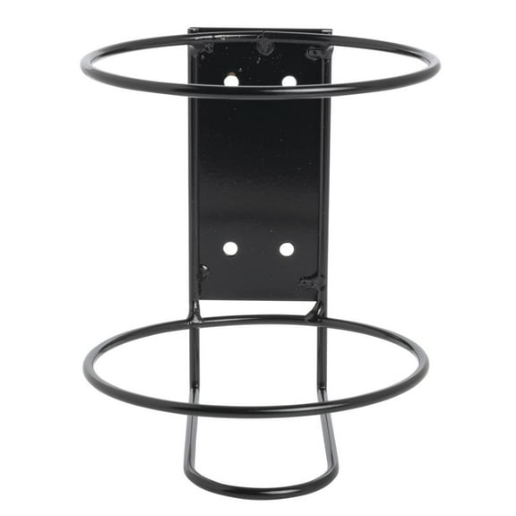 Hubert Black Wire Wall Mount Wipe/Sanitizer Holder - 6"Dia x 7"H