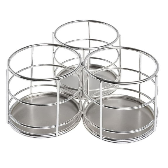 Hubert Cylinder Flatware Holder - 5 1/5"L x 14 4/5"W x 12 3/10"H