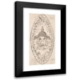 thumbnail image 1 of Hubert-François Gravelot 11x18 Black Modern Framed Museum Art Print Titled - Design for a Navette, 1 of 5