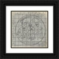 thumbnail image 1 of Hubert-François Gravelot 20x20 Black Ornate Framed Double Matted Museum Art Print Titled: Design for a Box-Lid or Medal (18th Century), 1 of 5