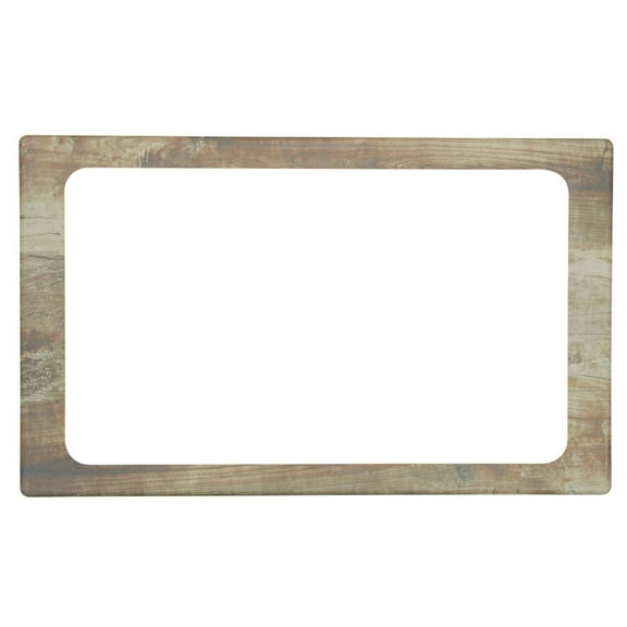 HUBERT Cold Food Bar Tile Tray Full Size Reclaimed Wood Melamine - 21" L x 12 3/4" W