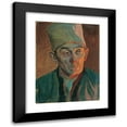 thumbnail image 1 of Hubert Landa 12x14 Black Modern Framed Museum Art Print Titled - Man with Fur Cap (1920-1930), 1 of 1