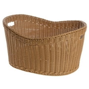 HUBERT Brown Display Basket with Handles 18"L x 22 1/2"W x 9" to 11"D