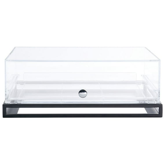 Hubert Pastry Display with Acrylic Case - 22 8/25"L x 14 23/25"W x 8 19/50"H