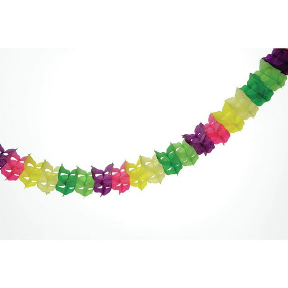 HUBERT Rainbow Arch Paper Garland - 12'L