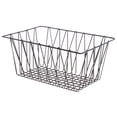 thumbnail image 1 of HUBERT Metal Storage Basket Rectangular Espresso - 18"L x 12"W x 8"H, 1 of 3