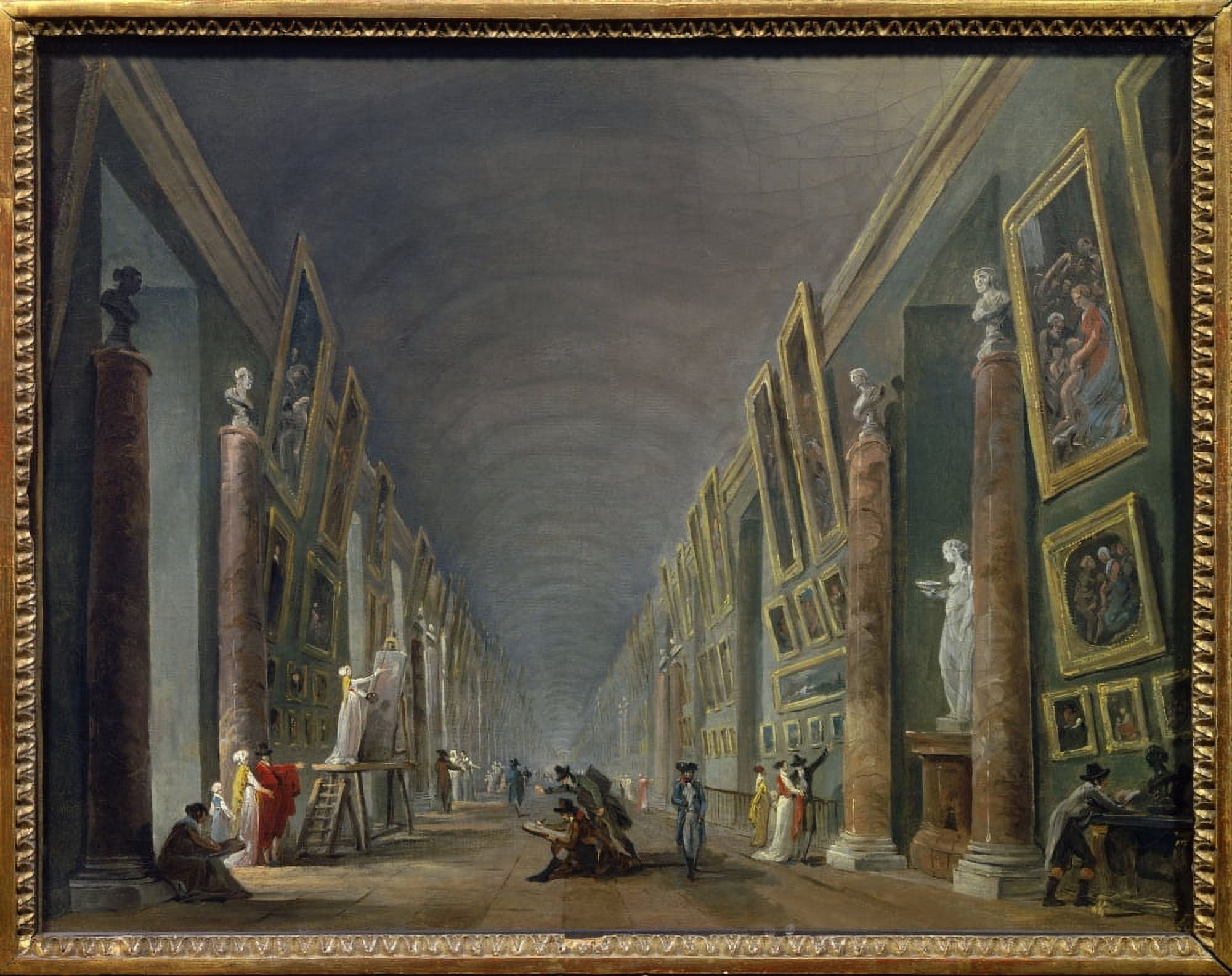 Hubert Robert (1733-1808) French School Canvas Art - (36 x 24)