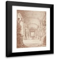 thumbnail image 1 of Hubert Robert 19x24 Black Modern Framed Museum Art Print Titled - A Draftsman in the Capitoline Gallery (1765), 1 of 5