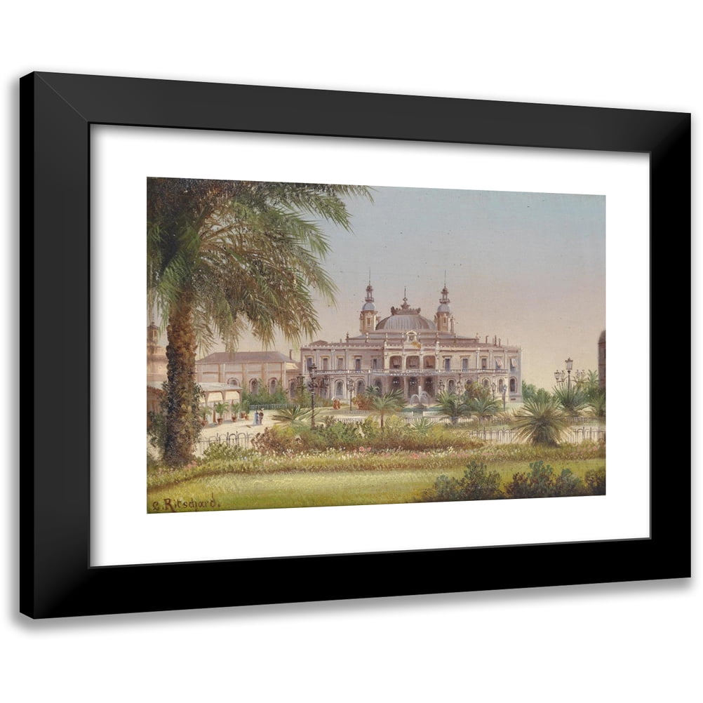 Hubert Sattler 24x19 Black Modern Framed Museum Art Print Titled ...