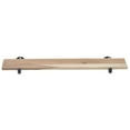 thumbnail image 1 of HUBERT® Reclaimed Wood Wall Shelf with Pipe Fitting - 48" L x 8" W x 1" H, 1 of 7