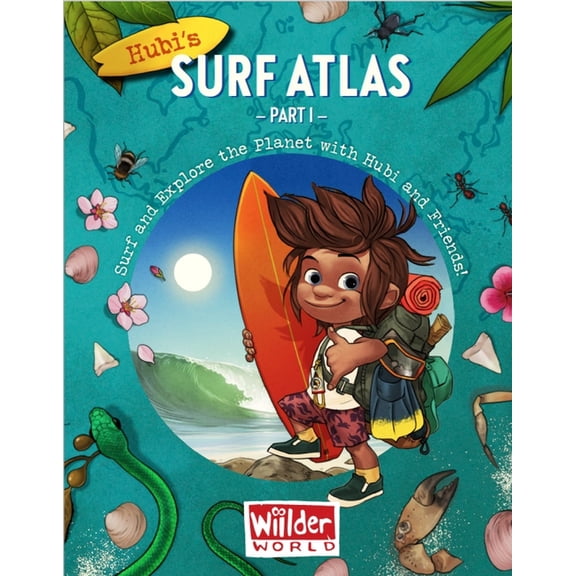 Pre-Owned Hubi's Surf Atlas: Part 1: A Kids Surf Book. Fun Facts and Stories about the Ocean, Cultures, Animals, Geography, Scienc, (Hardcover)