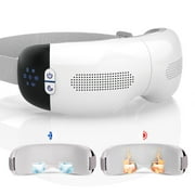 HubiCare Eye Massager with Heat and Cooling Eye Masks with Hot and Cold Theraphy, Compression, Vibration for Migraine Relief, Dry Eyes, Reduce Eye Strain, Bluetooth Music, Gifts for Mom and Dad