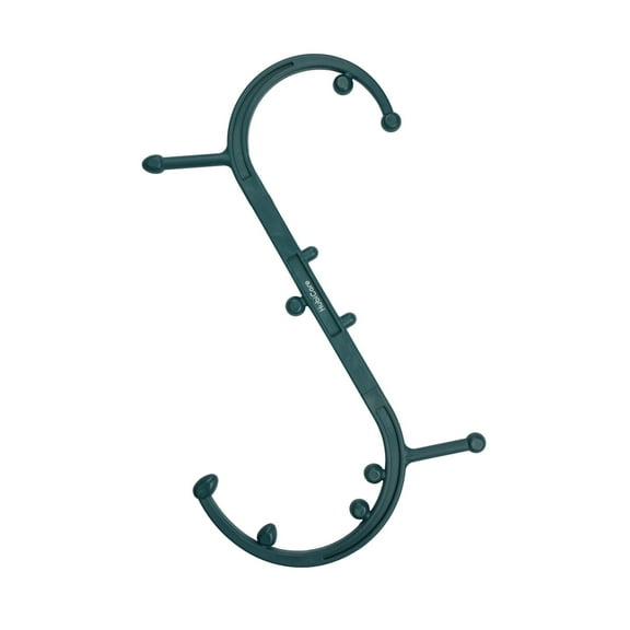 HubiCare Massage Stick, Massage Trigger Point Cane, Body Deep Tissue, Handheld Back, Neck, Shoulder, Leg and Feet, Muscle Release Tool Self Massage Hook Cane for Women & Men (Dark Green)