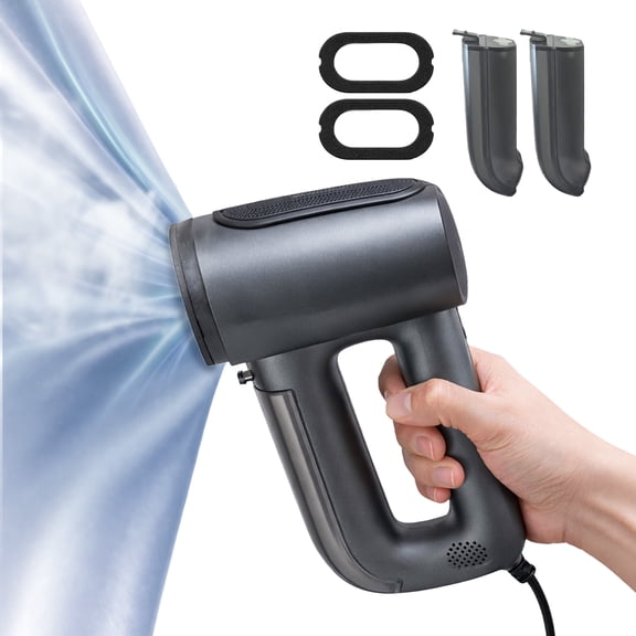 HubiCare Vacuum Clothes Steamer with 2300Pa Suction, Handheld Garment Steamer for Clothes, Lightweight Portable Fabric Steamer for Home and Travel, 110120V