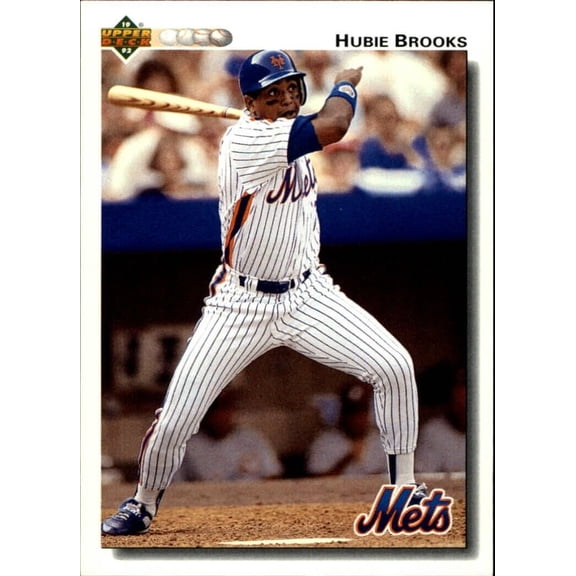 Hubie Brooks 1992 Upper Deck MLB #114 Baseball Card New York Mets