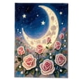 thumbnail image 1 of Huchen Diamond Painting Kits, Pink Rose Flower Vase Diamond Art Pearl Painting Kits for Adults, Framed Diamond Dots Painting Gem Canvas Art Craft Kit, Wall Art Decor for Home Office 15*11in, 1 of 6