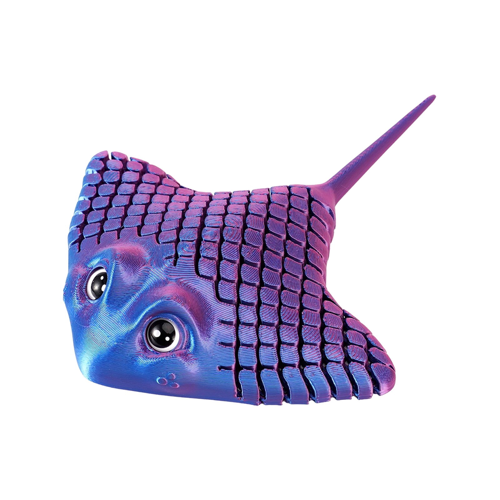 Ray Fidget Huchen Manta Ray Fidget Toy, Multicolor 3D Printed Articulated, Sensory ...