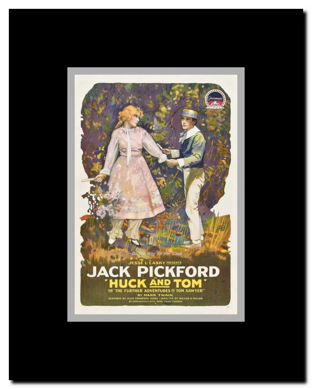 Huck and Tom Framed Movie Poster