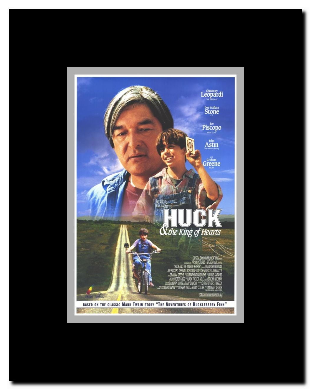 Huck and the King of Hearts Framed Movie Poster