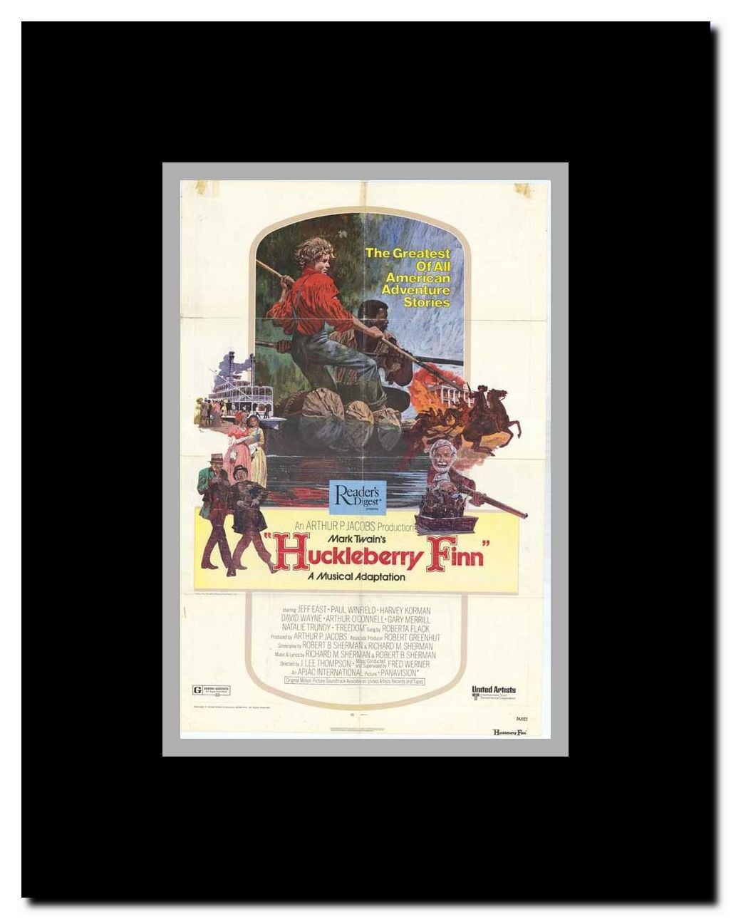 Huckleberry Finn Framed Movie Poster