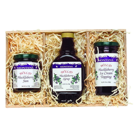 Huckleberry Haven Montana Gift Crate, 3 Piece Set