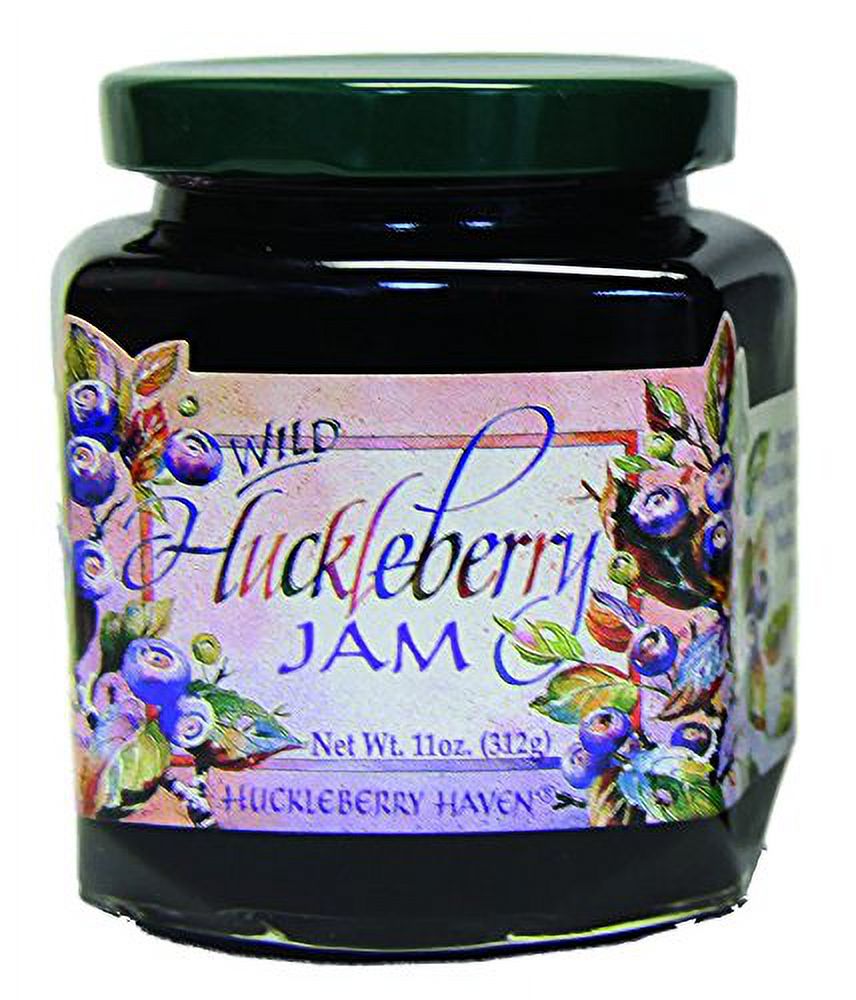 Huckleberry Haven W1101 Wild Huckleberry Jam, 11 Ounces