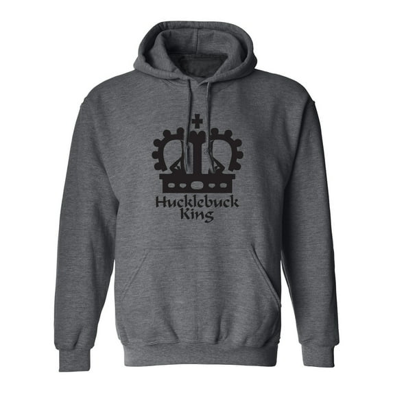 Hucklebuck King Adult Hooded Sweatshirt