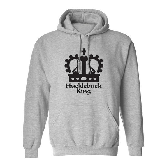 Hucklebuck King Adult Hooded Sweatshirt
