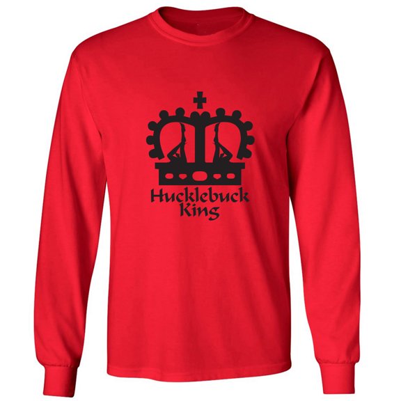 Hucklebuck King Adult Long Sleeve T-shirt