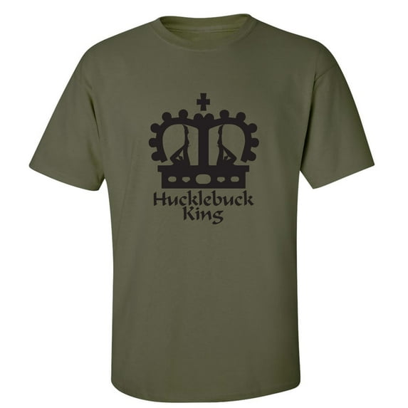 Hucklebuck King Adult Short Sleeve T-shirt