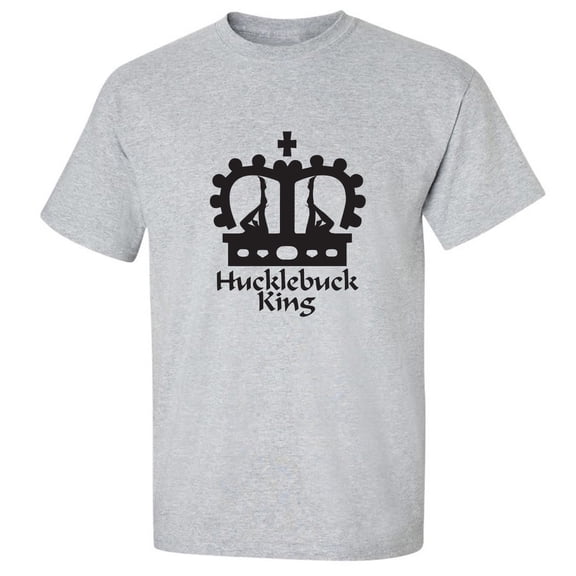 Hucklebuck King Adult Short Sleeve T-shirt